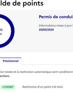 La plateforme Mespointspermis s’enrichit de nouvelles fonctionnalités 